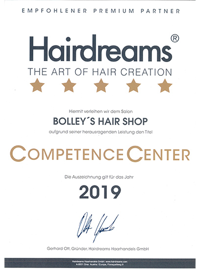 CompetenceCenter 2019 BOLLEY'S HAIR SHOP